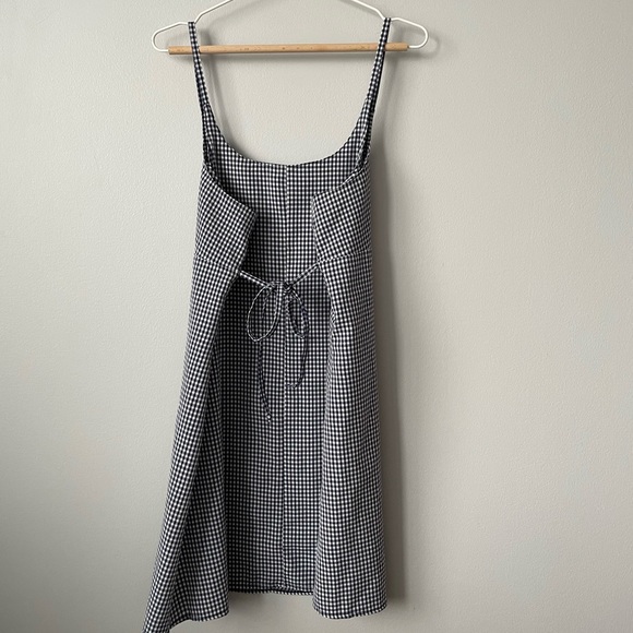VINTAGE ACCOMPLICE GINGHAM BABYDOLL DRESS SIZE 15/16 - Picture 8 of 11